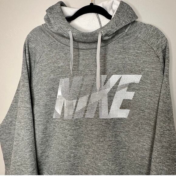 Nike Other - Nike Dri Fit Mens Size XXL Gray Fleece Lined Pullover Standard Fit Hoodie